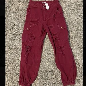 NWT Carmar denim berry cargo pants